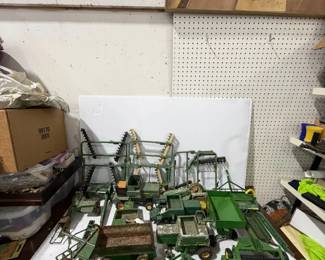 Large John Deere Farm Toy Collection Tractors, Combines, Implements & Equipment