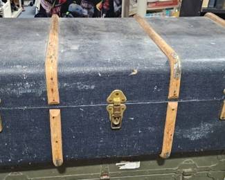 Vintage Mid Size Steamer Trunk