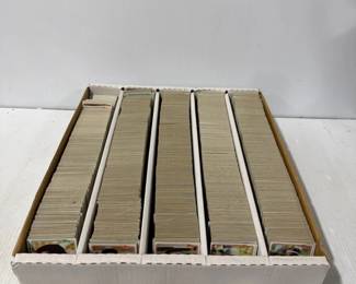 Large 5-Row Box of 1981 Topps Football Cards Thousands of NFL Trading Cards