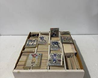 Large Collection of 1990s NFL Football Trading Cards - Detroit Lions & More