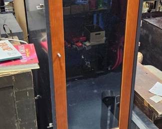 Two (2) Tall Cabinets with Connecting Bridge Approx. 6'5" Tall
