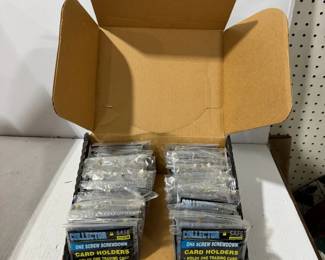 Collector Safe Premium One Screw Screwdown Trading Card Holder Boxed Lot 3 of 4