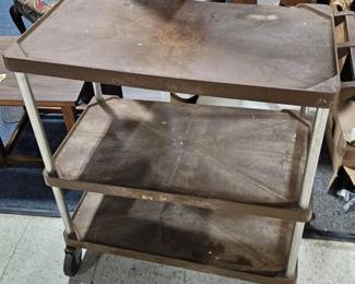 Three Shelf Rolling Cart