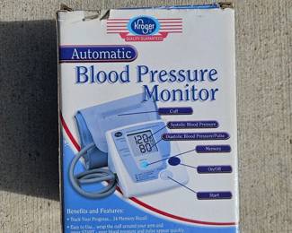 Kroger Automatic Blood Pressure Monitor