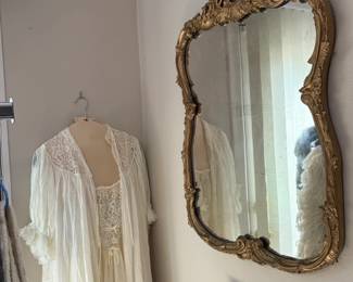 Vintage Lingerie and Gold Mirror