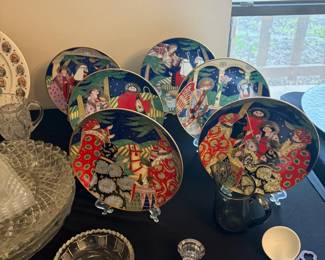 Asian Style Decorative plates