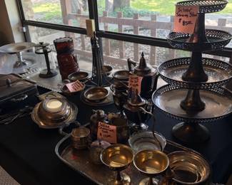 Silver plated items