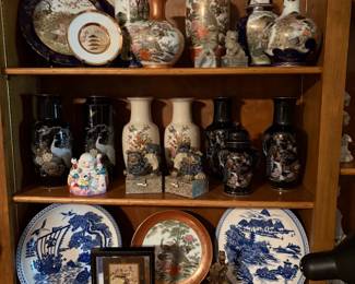 Asian Vases and plates