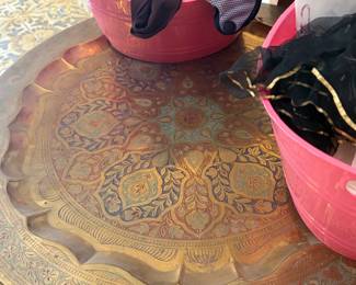 Moroccan Brass Table
