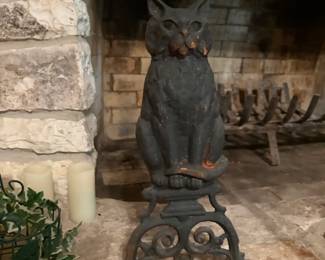 Cat Andirons