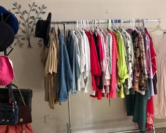 Ladies clothes and purses
