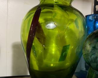 BLENKO GREEN VASE