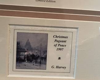 10.  “A Nation Blessed”  by G. Harvey 1997 Christmas Pageant of Peace 136/1950