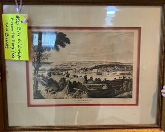 22. City of Washington Beyond the Navy Yard Engraved by W.J.Bennett