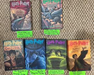 HARRY POTTER FIRST AMERICAN EDITIONS