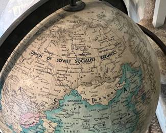 Globe in Floor Stand by Replogle Globes, Inc.,