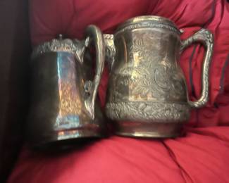 SILVERPLATE LARGE PITCHERS