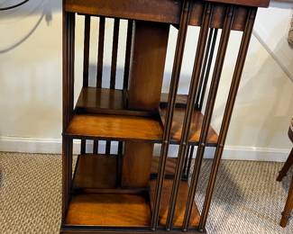 4 SIDED REVOLVING BOOK SHELF
