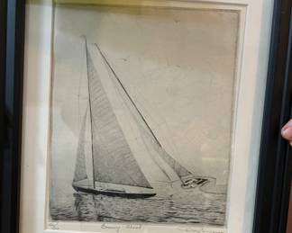 19. Coming About Sailboat Picture by Don Swann 260/300