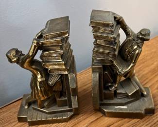 Brass Bookends