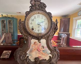 Ansonia Clock Co. Rococo Style Mantle Clock,