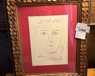 "Pour Ruby" Framed Picasso Print