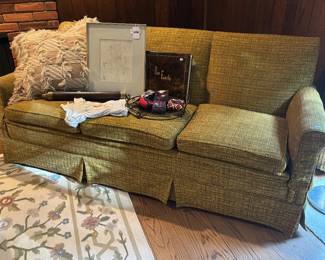Sofa, Rugs, Decorative Pillows 