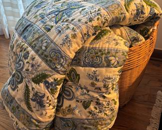 Blue & White Comforter 
