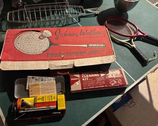 Vtg Badminton Set 