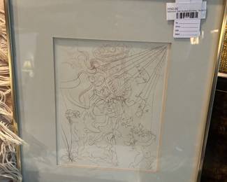 Salvador Dali Signed Etching 