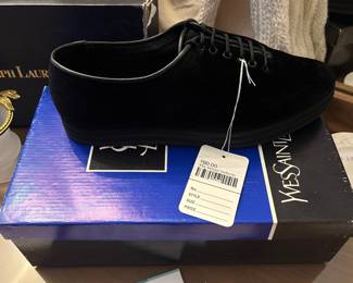 YSL Velvet Oxfords 