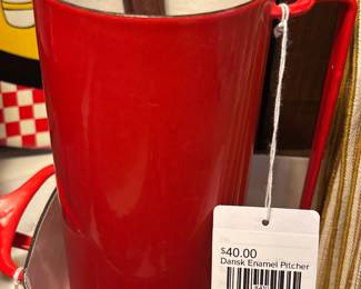 Dansk Enamel Pitcher 
