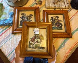 19th-Century English Tinsel Print