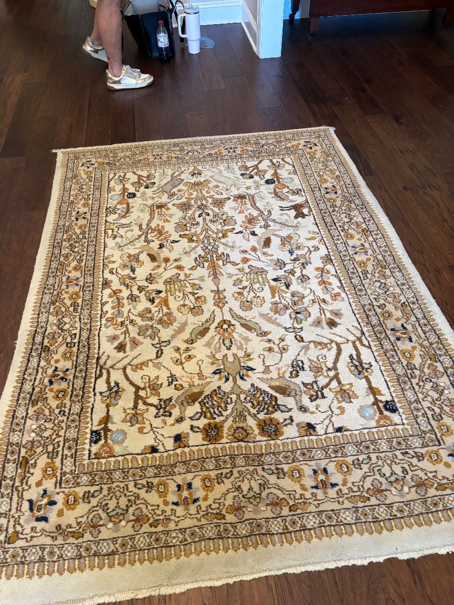 Beautiful rugs bought by  son while serving overseas