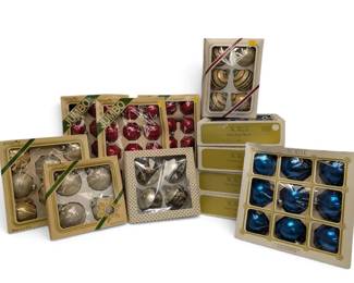 Noelle, Pyramid  More Vintage Christmas Ornaments W Boxes