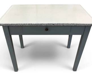 Enamel Topped Table