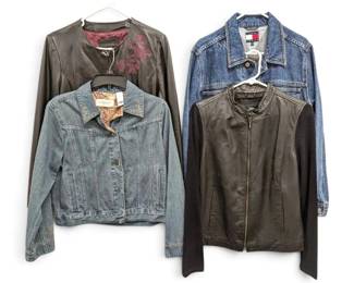 Womens Denim  Leather Jackets