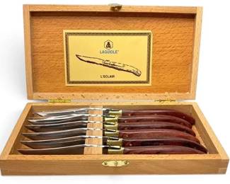 Laguiole LEclair 440 Steak Knives
