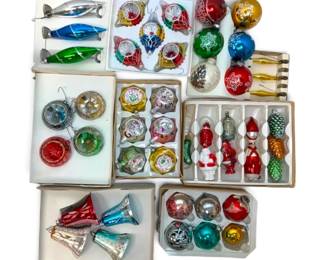 Santas  More Glass Christmas Ornaments