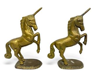 Brass Unicorn Figures
