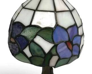 Petite TiffanyStyle Stained Glass Table Lamp