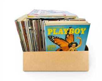 40 Playboy Magazines 60s, 70s  80s