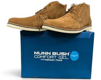 Nunn Bush Mens Comfort Gel  Memory Foam Barklay PT BT, Size 13M