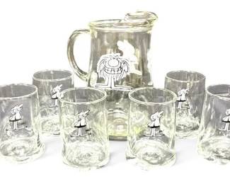 Vintage B.C. Comics Glassware Set