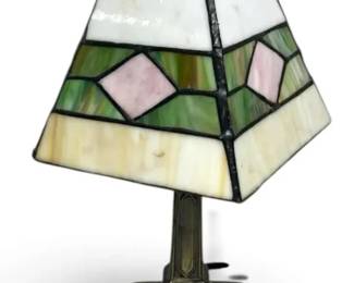Miniature Tiffanystyle Stained Glass Lamp