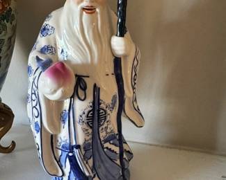 Oriental Figurine  ~11.5"H
