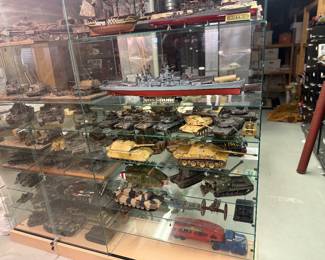 Large collection of tankers from World War II handmade