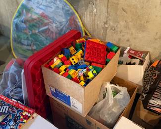 Lego blocks and toys