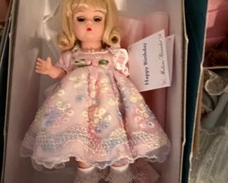 MADAME ALEXANDER DOLLS  HAPPY BIRTHDAY