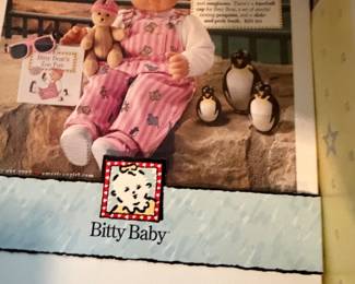 AMERICAN GIRL BITTY BABY DOLL OUTFIT BOXED ITEMS BEARS ZOO FUN